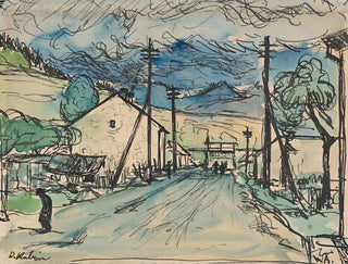Arnold Peter WeiszKubnan - Sad man in the village.webp