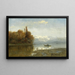En el lago de Starnberg - Arnold Steffan — cuadro enmarcado en la pared