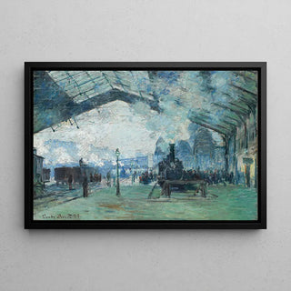 Reproduction tableau | Arrivée du train de Normandie - Claude Monet | Poster - Toile - Aluminium
