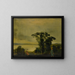 Hudson River - Arthur Bowen Davies — framed artwork on a wall