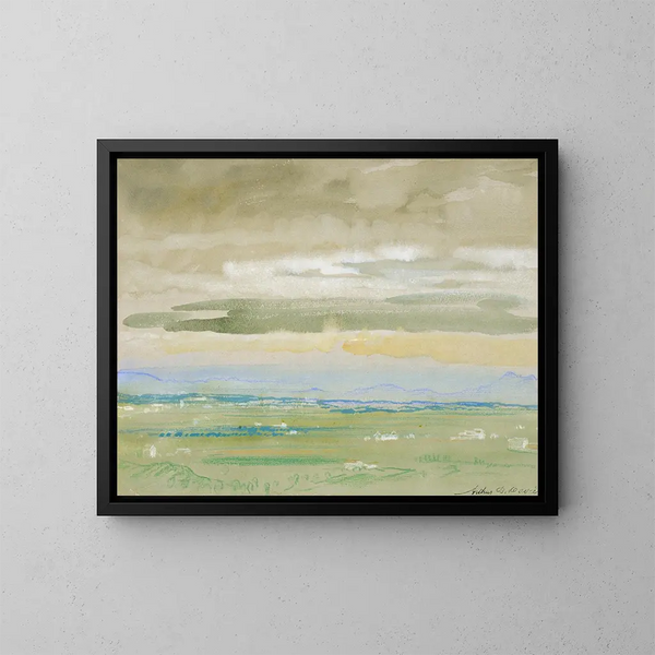 Véga - Arthur Bowen Davies — framed artwork on a wall