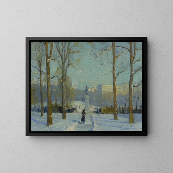on Columbus Avenue - Arthur Clifton Goodwin — framed artwork on a wall