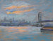 Vista del puente de Brooklyn - Arthur Clifton Goodwin — vista de la obra