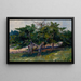 Landscape Painting with Trees - Arthur Cumming — framed artwork on a wall
