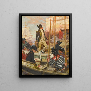 Arthur David McCormick - Lord Nelson at the Battle of Copenhagen.webp