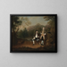 Robert Gwillym d'Atherton y William Farington de Werden - Arthur Devis — cuadro enmarcado en la pared