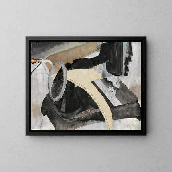 Máquina de coser manual - Arthur Dove — cuadro enmarcado en la pared