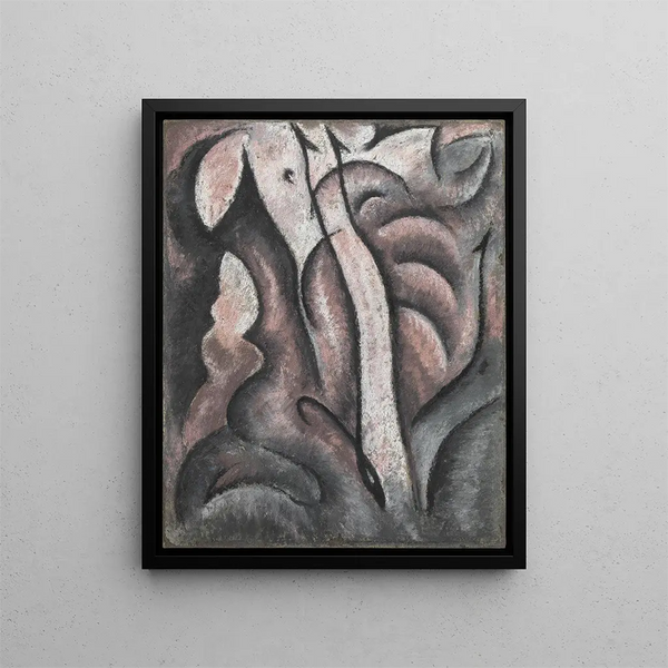 Música sentimental - Arthur Dove — cuadro enmarcado en la pared