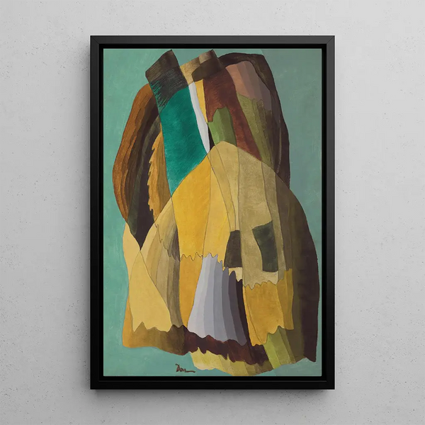 Ruta de la costa - Arthur Dove — cuadro enmarcado en la pared