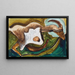 Estudio para una cabra - Arthur Dove — cuadro enmarcado en la pared