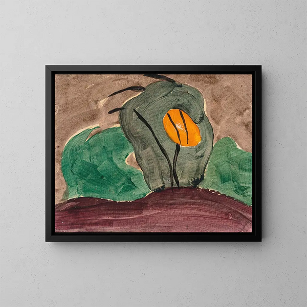 Sol a través del árbol II - Arthur Dove — cuadro enmarcado en la pared