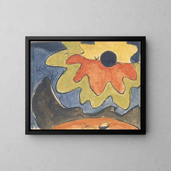 Lever de soleil à Northport Harbor - Arthur Dove — cuadro enmarcado en la pared