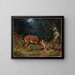 Amor materno - Arthur Fitzwilliam Tait — cuadro enmarcado en la pared