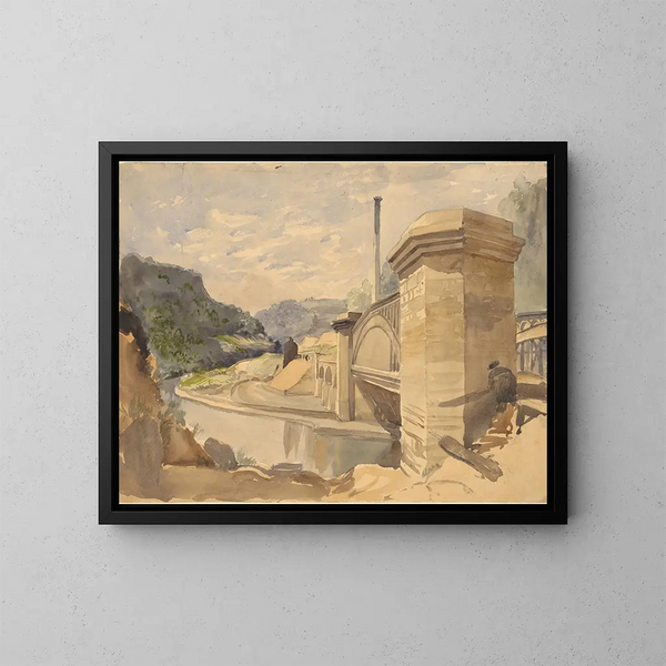 Todmorden, Yorkshire, England - Arthur Fitzwilliam Tait — framed artwork on a wall
