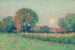 Paisaje de verano al atardecer - Arthur Hoeber — vista de la obra