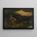 Study for Sir Galahad The Quest for the Holy Grail - Arthur Hughes — framed artwork on a wall