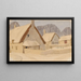 Cottages sous la neige - Arthur Joseph Gaskin — cuadro enmarcado en la pared