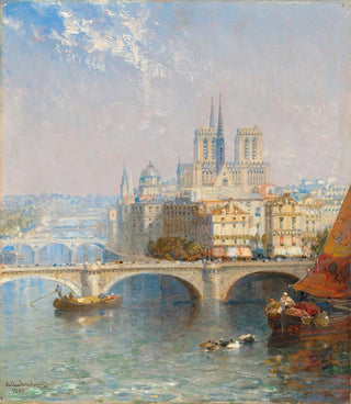 Arthur Joseph Meadows - Paris with Notre Dame.webp