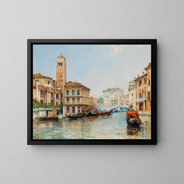 Venise - Arthur Joseph Meadows — cuadro enmarcado en la pared