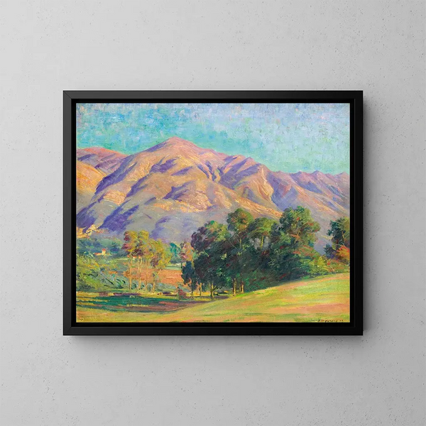 Paisaje californiano - Arthur Merton Hazard — cuadro enmarcado en la pared