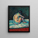 de desnudo dorsal - Arthur Segal — cuadro enmarcado en la pared