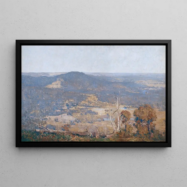 Australia Felix - Arthur Streeton — cuadro enmarcado en la pared