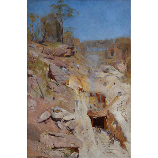Arthur Streeton - Fires on.webp