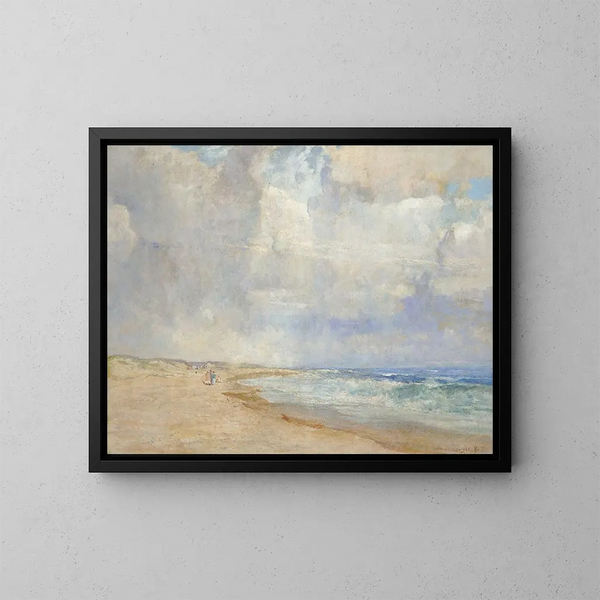Después de la tormenta en Amagansett - Arthur Turnbull Hill — cuadro enmarcado en la pared