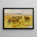 Poneys Shetland - Arthur Wardle — framed artwork on a wall