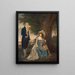 M. y Sra. Fraser - Arthur William Devis — cuadro enmarcado en la pared