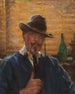 Autorretrato - Arvid Frederick Nyholm — vista de la obra