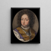 Charles XI, rey de Suecia - Arvid Karlsteen — cuadro enmarcado en la pared