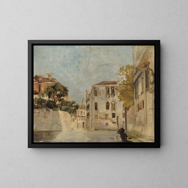 View of Venice - Ary Arnold Scheffer — framed artwork on a wall