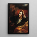 Faust in his study - Ary Scheffer — framed artwork on a wall