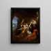 Mujeres griegas implorando a la Virgen que les ayude - Ary Scheffer — cuadro enmarcado en la pared