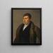 Marquis de Lafayette - Ary Scheffer — cuadro enmarcado en la pared