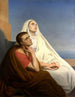 Saints Augustin and Monique - Ary Scheffer — artwork view