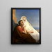Saints Augustin and Monique - Ary Scheffer — framed artwork on a wall