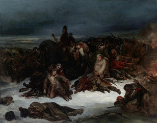 Ary Scheffer - The Retreat of Napoleons Army from Russia in 1812.webp