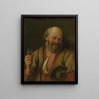 Ary de Vois - A Man with a Gin Bottle.webp