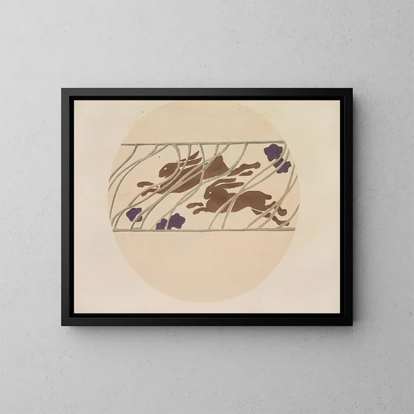 Mokugo zuanshi Pl11 - Asai Chū — cuadro enmarcado en la pared