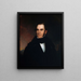 Retrato de Thomas Cole - Asher Brown Durand — cuadro enmarcado en la pared