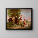 La captura del mayor André - Asher Brown Durand — cuadro enmarcado en la pared