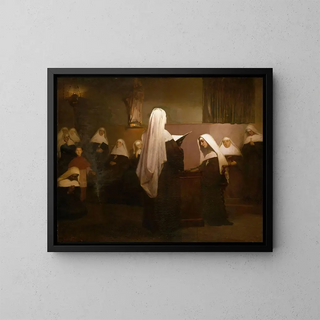 Asta Nrregaard - Christmas Night Mass celebrated in a French Nunnery.webp