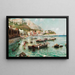 Capri Marina Grande - Attilio Pratella — cuadro enmarcado en la pared