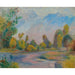 Reproduction of the painting of Riverside by Pierre-Auguste Renoir