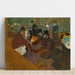 Reproducción del cuadro en el Moulin Rouge - Henri de Toulouse-Lautrec