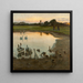 Al atardecer - Viggo Johansen — cuadro enmarcado en la pared
