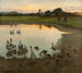 Al atardecer - Viggo Johansen — vista de la obra
