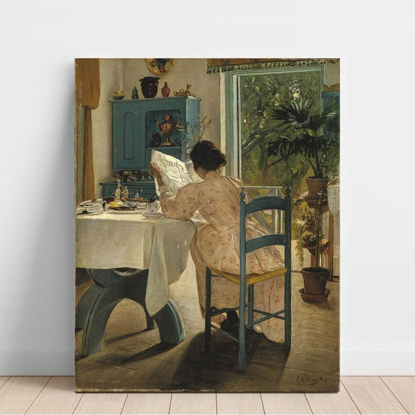 Reproduction of the painting Breakfast Table - Laurits Andersen Ring